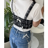 ホワイト | リボンチェーンストラップ | WEGO【WOMEN】