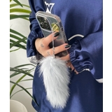 ブルー | ミニファーしっぽキーホルダー | WEGO【WOMEN】