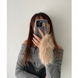 ベージュ | ミニファーしっぽキーホルダー | WEGO【WOMEN】