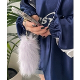 パープル | ミニファーしっぽキーホルダー | WEGO【WOMEN】