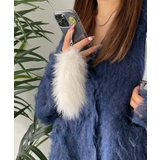 ホワイト | ミニファーしっぽキーホルダー | WEGO【WOMEN】