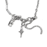 Lキラキラストーンチェーンミックスネックレス | WEGO【WOMEN】 | 詳細画像4