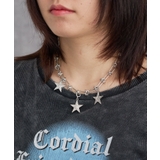 シルバー | Lスターデザインチェーンネックレス | WEGO【WOMEN】