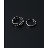 2Pデザインリング | WEGO【MEN】 | 詳細画像3