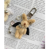 ベージュ | ミニうさぎエンジェルストラップキーホルダー | WEGO【WOMEN】