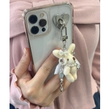 オフホワイト | ミニうさぎエンジェルストラップキーホルダー | WEGO【WOMEN】