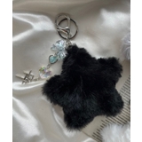 ブラック | ファースタービーズチャームキーホルダー | WEGO【WOMEN】