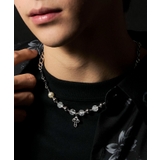 MビーズMIXモチーフネックレス | WEGO【MEN】 | 詳細画像4