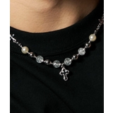 MビーズMIXモチーフネックレス | WEGO【MEN】 | 詳細画像5