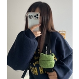 もこもこけろちゃんぬいぐるみポーチ | WEGO【WOMEN】 | 詳細画像1