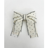 ホワイト | Lドットリボンバレッタ | WEGO【WOMEN】