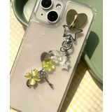 イエロー | ビジュークローバービーズキーホルダー | WEGO【WOMEN】