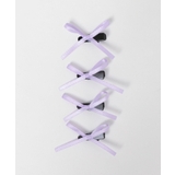 ライトパープル | カラフルミニスリムリボンヘアクリップ4P | WEGO【WOMEN】