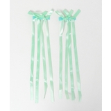 グリーンその他 | ダブルロングリボンヘアクリップ2P | WEGO【WOMEN】