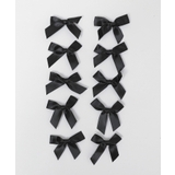 ブラック | リボンヘアクリップセット10P | WEGO【WOMEN】