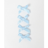 サックス | カラフルプチリボンヘアクリップ4P | WEGO【WOMEN】
