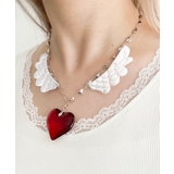 LBIG羽ハートチェーンネックレス | WEGO【WOMEN】 | 詳細画像3