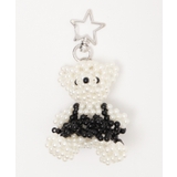 ブラック | クマチャンビーズキーホルダー | WEGO【WOMEN】