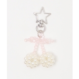 ホワイト | チェリービーズキーホルダー | WEGO【WOMEN】