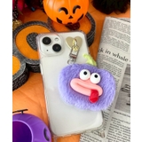 パープル | ミニぺろりんパンプキンモンスターぬいぐるみキーホルダー | WEGO【WOMEN】