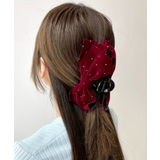 ワイン | Lストーンベロアリボンバンス | WEGO【WOMEN】