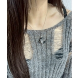 Lブラックストーンモチーフネックレス | WEGO【WOMEN】 | 詳細画像1