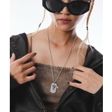 Mモチーフドッグタグネックレス | WEGO【MEN】 | 詳細画像1 