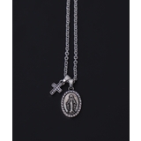 Mラインストーンモチーフネックレス | WEGO【MEN】 | 詳細画像2 