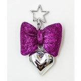 ショックピンク | グリッターリボンキーホルダー | WEGO【WOMEN】