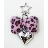 ピンク | レオパードリボンキーホルダー | WEGO【WOMEN】