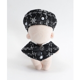 ブラック | ぬいツイードケープセット12cm | WEGO【WOMEN】