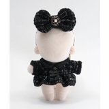 ブラック | ぬいツイードワンピースセット15cm | WEGO【WOMEN】