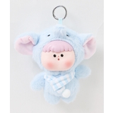 ブルー | ぷっくりぽってりアニマルぬいぐるみキーホルダー | WEGO【WOMEN】
