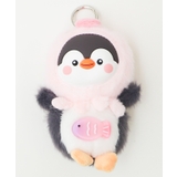 ピンク | ぷっくりぺんぎんぬいぐるみキーホルダー | WEGO【WOMEN】