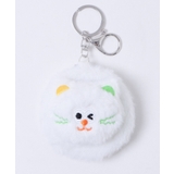 ホワイト | ねこちゃんぬいぐるみミラーキーホルダー | WEGO【WOMEN】