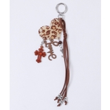 ブラウン | レオパードクロスミックスキーホルダー | WEGO【WOMEN】