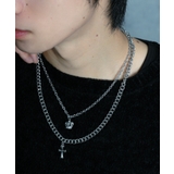 柄1 | Mモチーフレイヤードネックレス | WEGO【MEN】