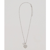 Lハートストーンダブルチャームネックレス | WEGO【WOMEN】 | 詳細画像6 