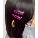 柄2 | L2Pメタルモチーフパッチンピン | WEGO【WOMEN】