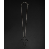 ブラック | MPUエンボスロゴクロスネックレス | WEGO【MEN】