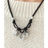 柄4 | Lモチーフパーツコードネックレス | WEGO【WOMEN】