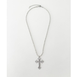 Lクロスボールチェーンネックレス | WEGO【WOMEN】 | 詳細画像3