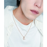 柄4 | Mラインストーンダブルモチーフネックレス | WEGO【MEN】