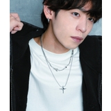 Mダイヤモチーフレイヤードネックレス | WEGO【MEN】 | 詳細画像1 