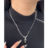 Lクロスモチーフ2連ネックレス | WEGO【WOMEN】 | 詳細画像1 