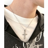 柄1 | Mラインストーンクロスネックレス | WEGO【MEN】