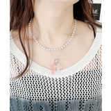 L2Pクロスパールレイヤードネックレス | WEGO【WOMEN】 | 詳細画像1 