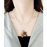 L2Pクロスパールレイヤードネックレス | WEGO【WOMEN】 | 詳細画像6 