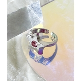 柄2 | Lストーンモチーフリング | WEGO【WOMEN】