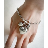 柄1 | Lハートモチーフチャームブレス | WEGO【WOMEN】